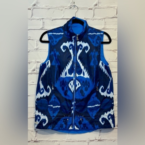 Polo Ralph Lauren Golf Blue Reversible Zip Up Vest - Size Small - Picture 1 of 6
